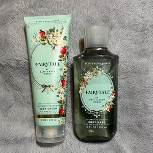 Bath & Body Works Fairytale Body Wash and Cream Set